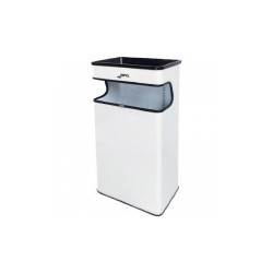 Basurero Rectangular con Cenicero