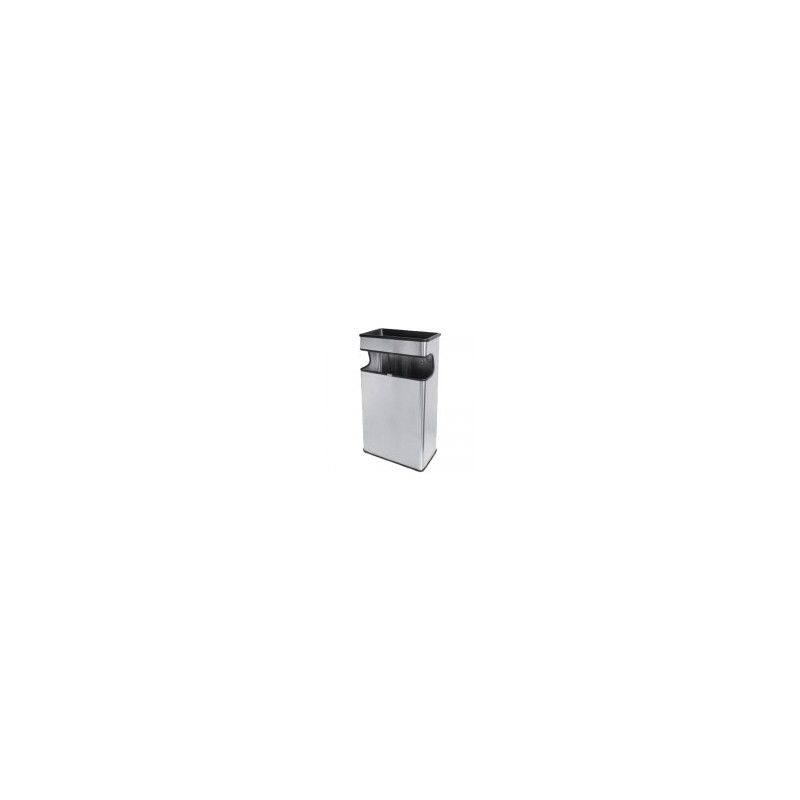 Basurero Rectangular con Cenicero