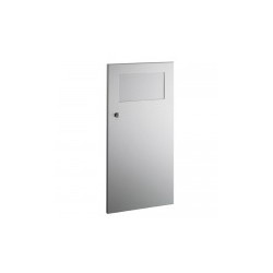 Basurero con puerta empotrado