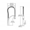 Llave para cocina Semi-profesional