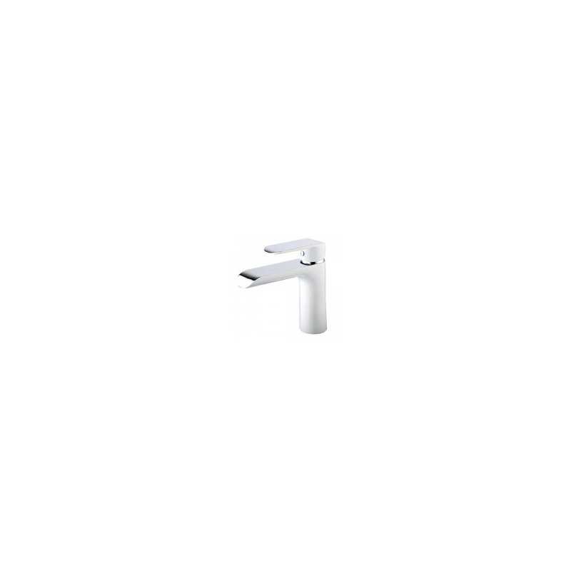 Monomando blanco para lavabo